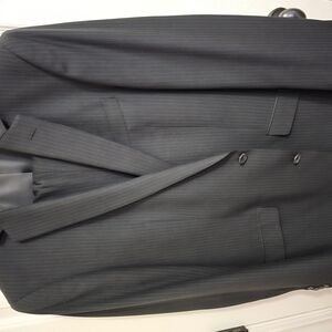 Kenneth Cole Reaction Black Suit with Classic Lapels